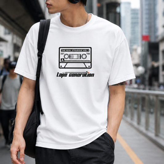 Tape Generation I Oversized Organic Shirt