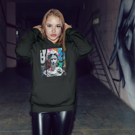 Statue Graffiti Streetart Urban Art Hoodie