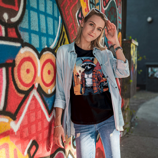 COOL RACCOON | Oversized Organic Shirt