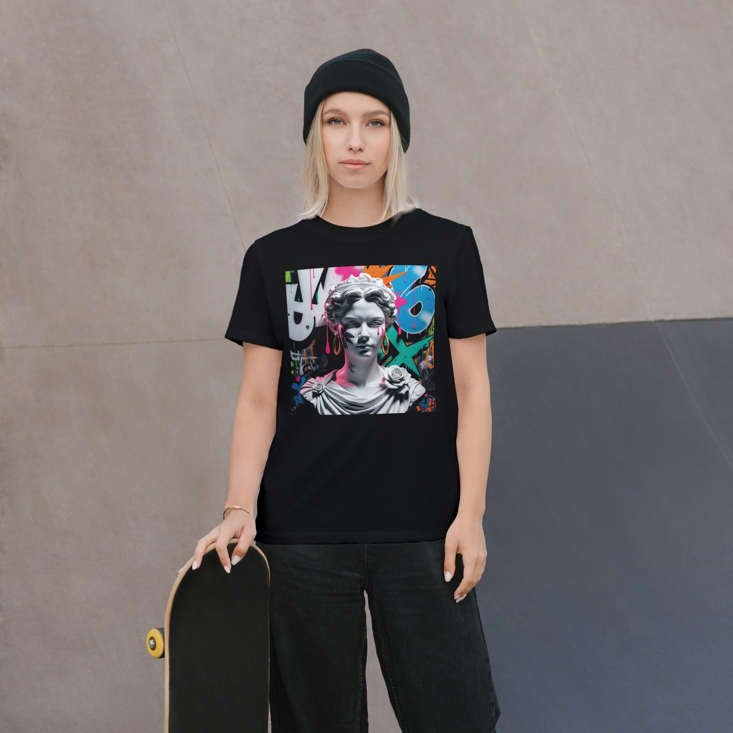 Statue Graffiti Streetart Urban Art Shirt