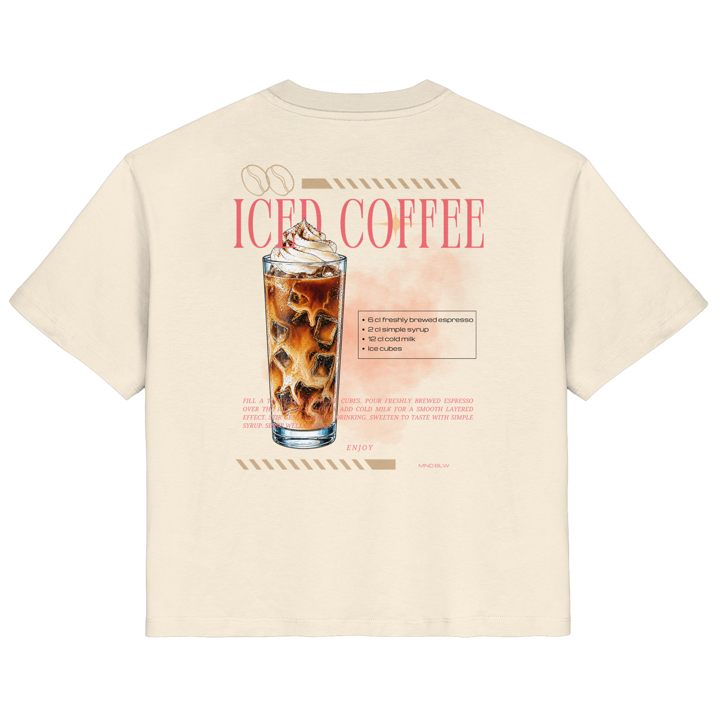 iced latte - Ladies Organic Shirt