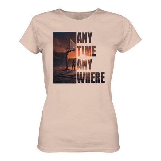 never not ballin shirts - Ladies Organic Shirt