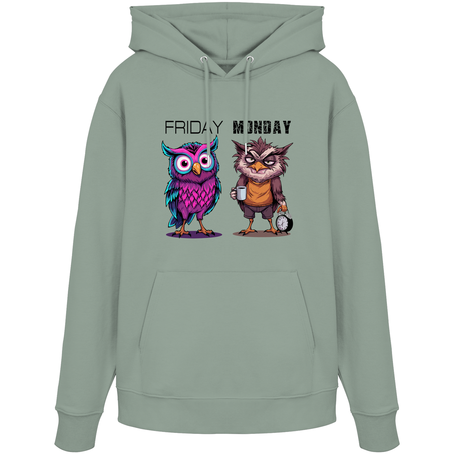 Freitag vs. Montag I Organic Hoodie