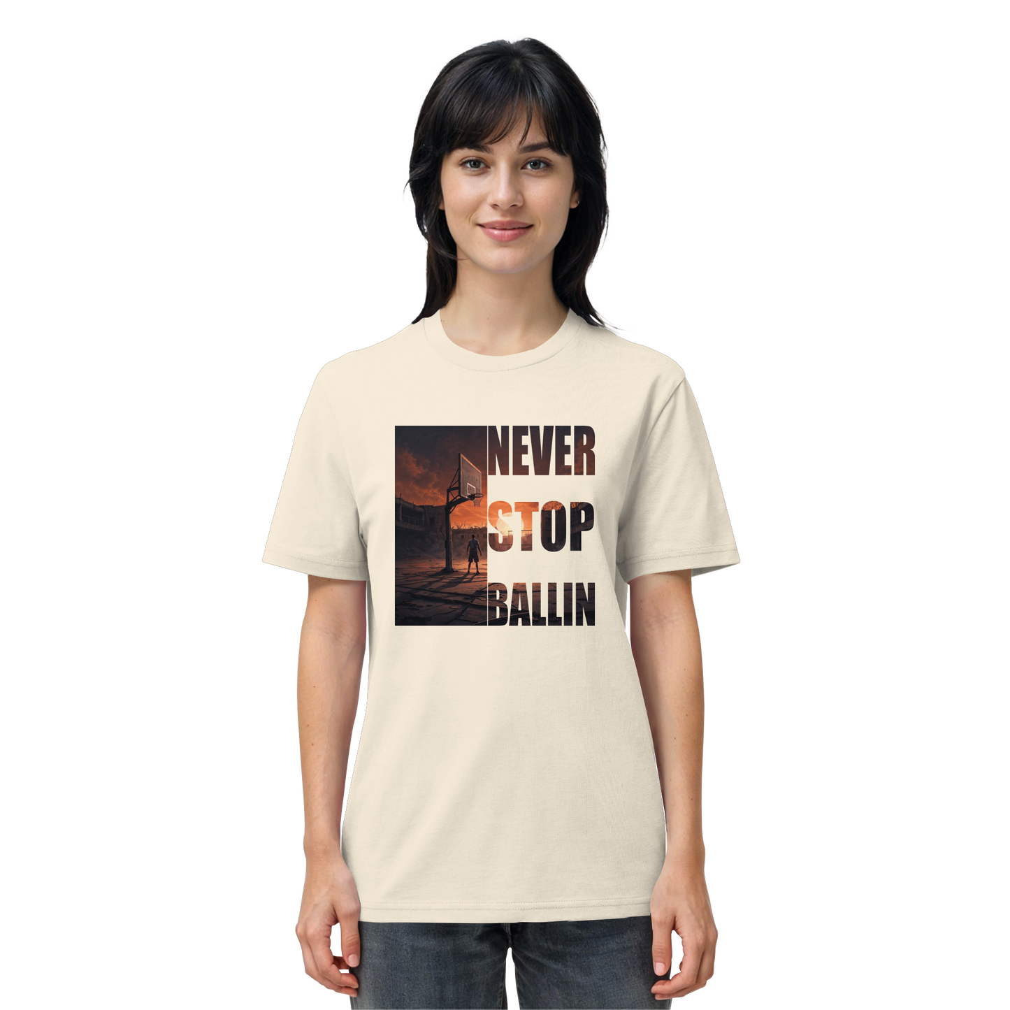 NEVER STOP BALLIN | Organic Shirt