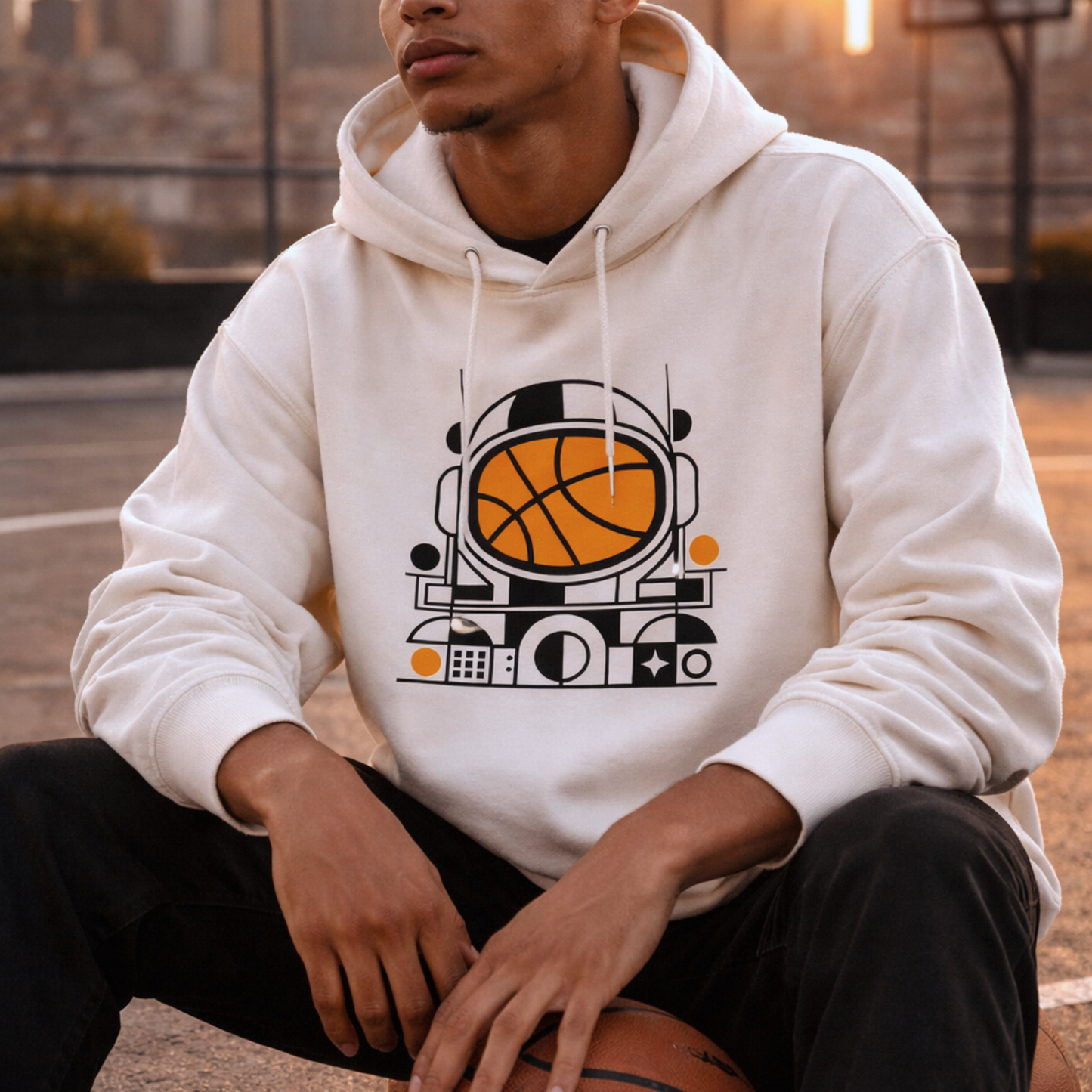 SPACE DRIFT I Organic Hoodie