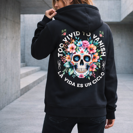 Floral Skull | Organic Hoodie