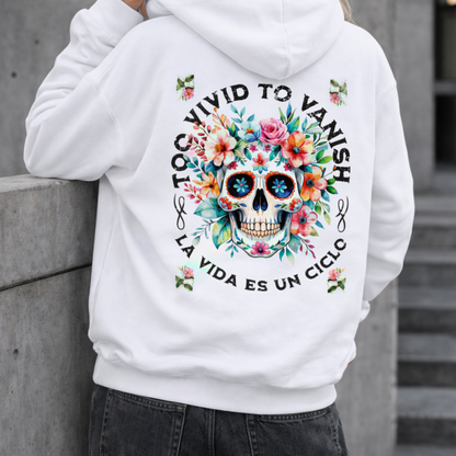 Floral Skull | Organic Hoodie