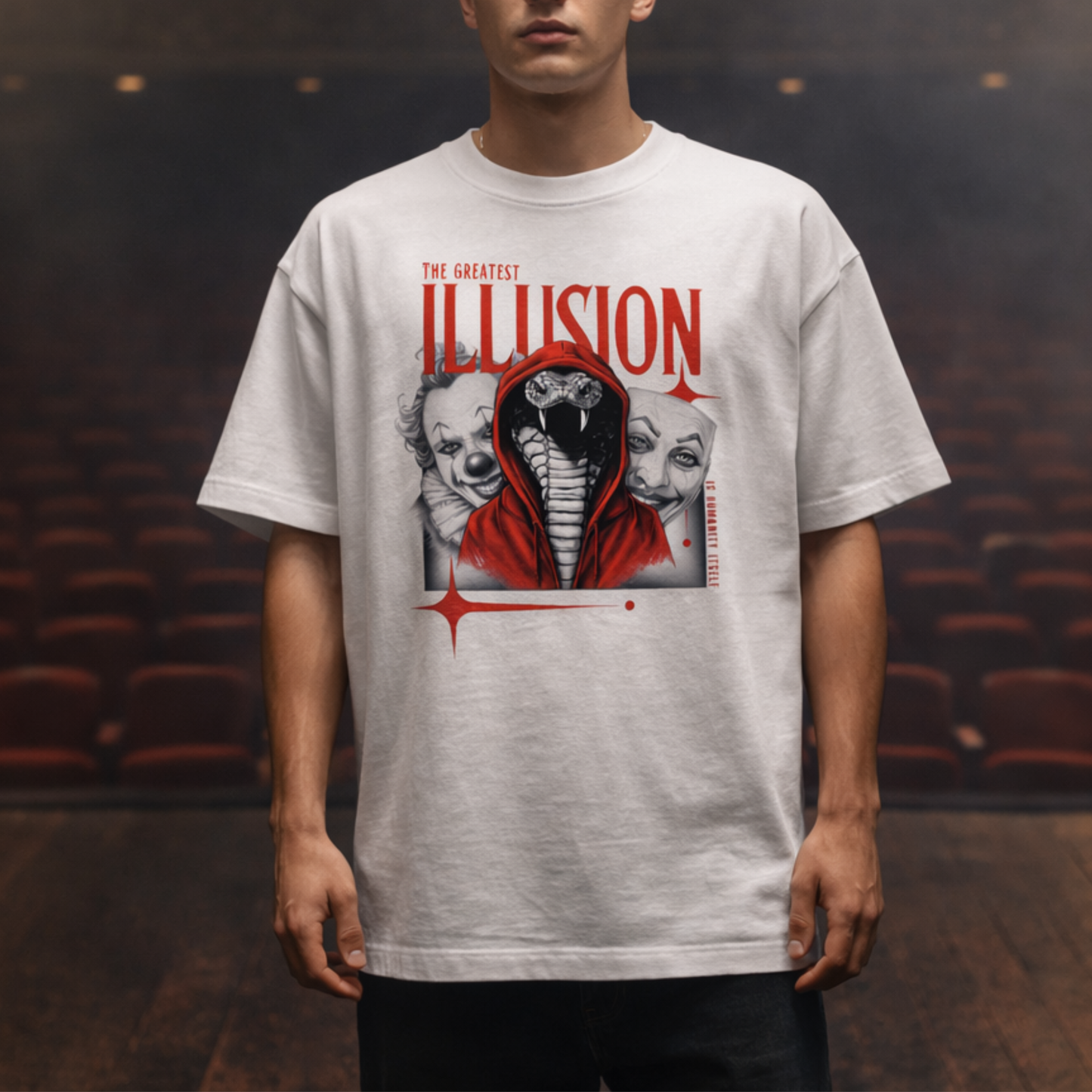 THE GREATEST ILLUSION |  Oversized Organic Shirt