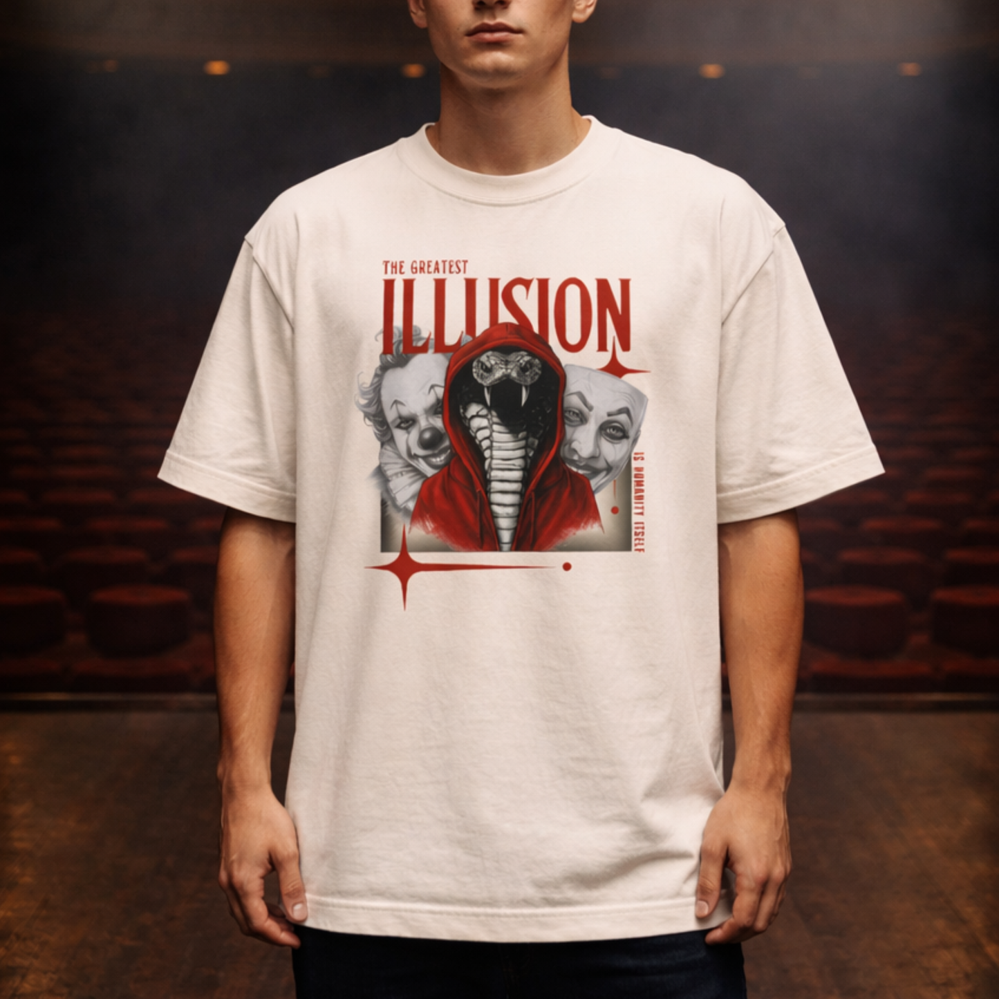 THE GREATEST ILLUSION |  Oversized Organic Shirt