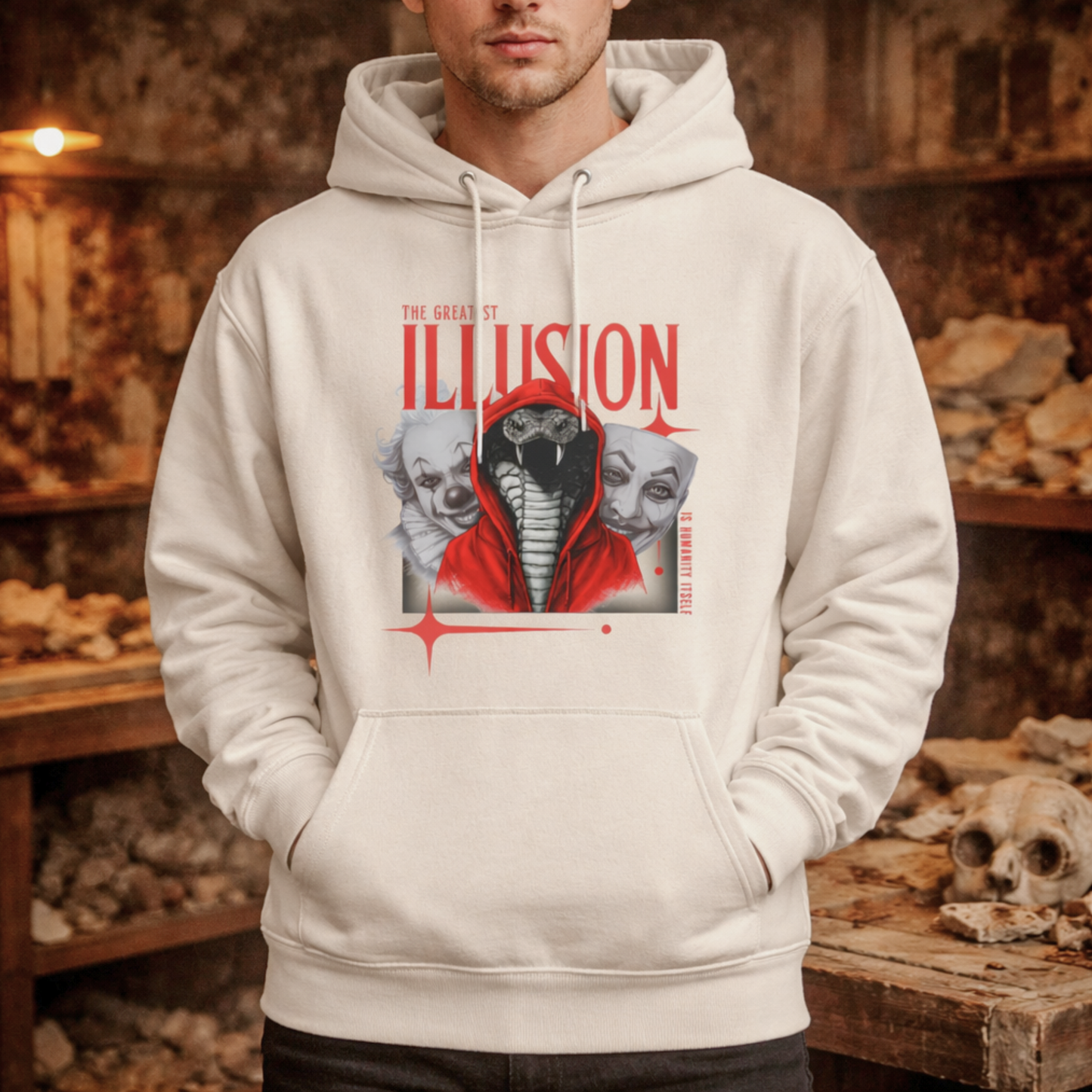 THE GREATEST ILLUSION | Organic Hoodie