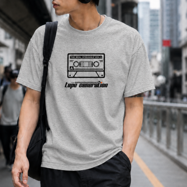 Tape Generation I Oversized Organic Shirt