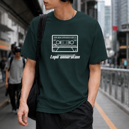 Tape Generation I Oversized Organic Shirt