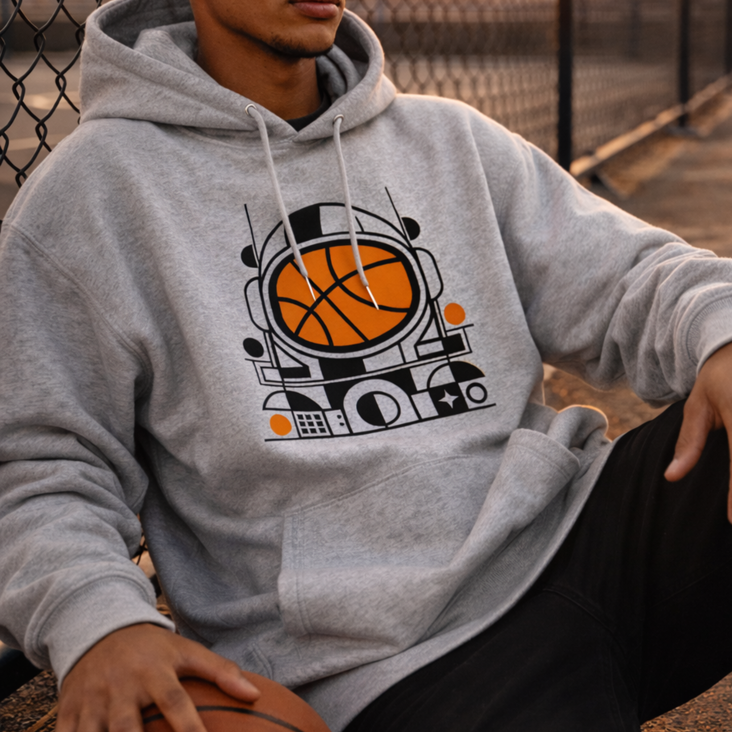 SPACE DRIFT I Organic Hoodie