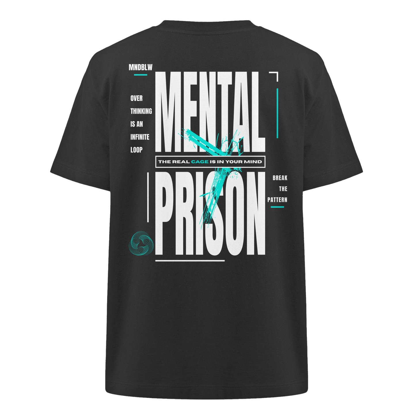 MENTAL PRISON I Oversized Organic Shirt
