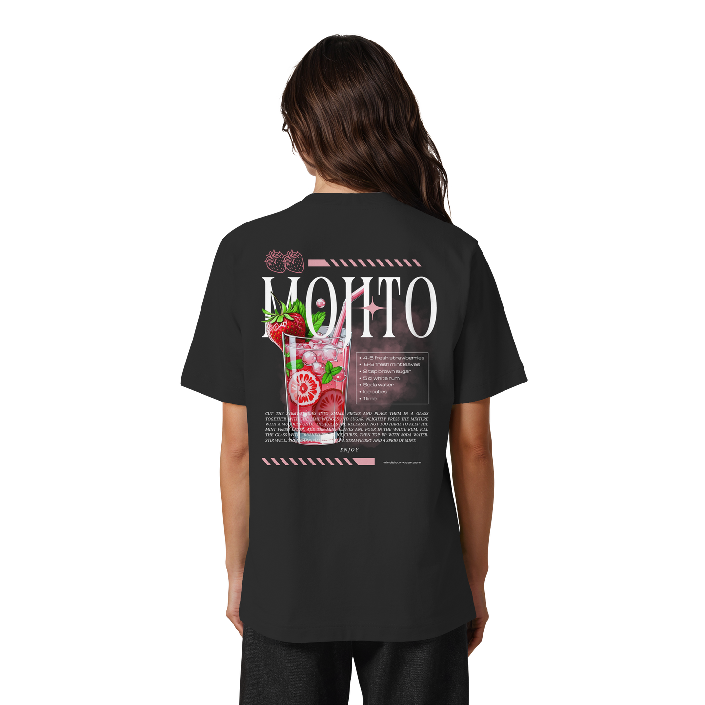 MOJITO STRAWBERRY I Organic Shirt