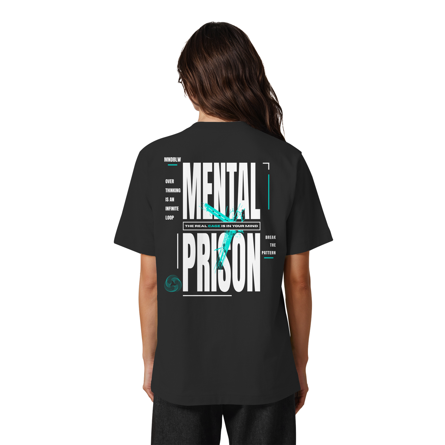 MENTAL PRISON I Oversized Organic Shirt