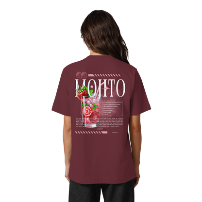 MOJITO STRWBRY I Oversized Organic Shirt