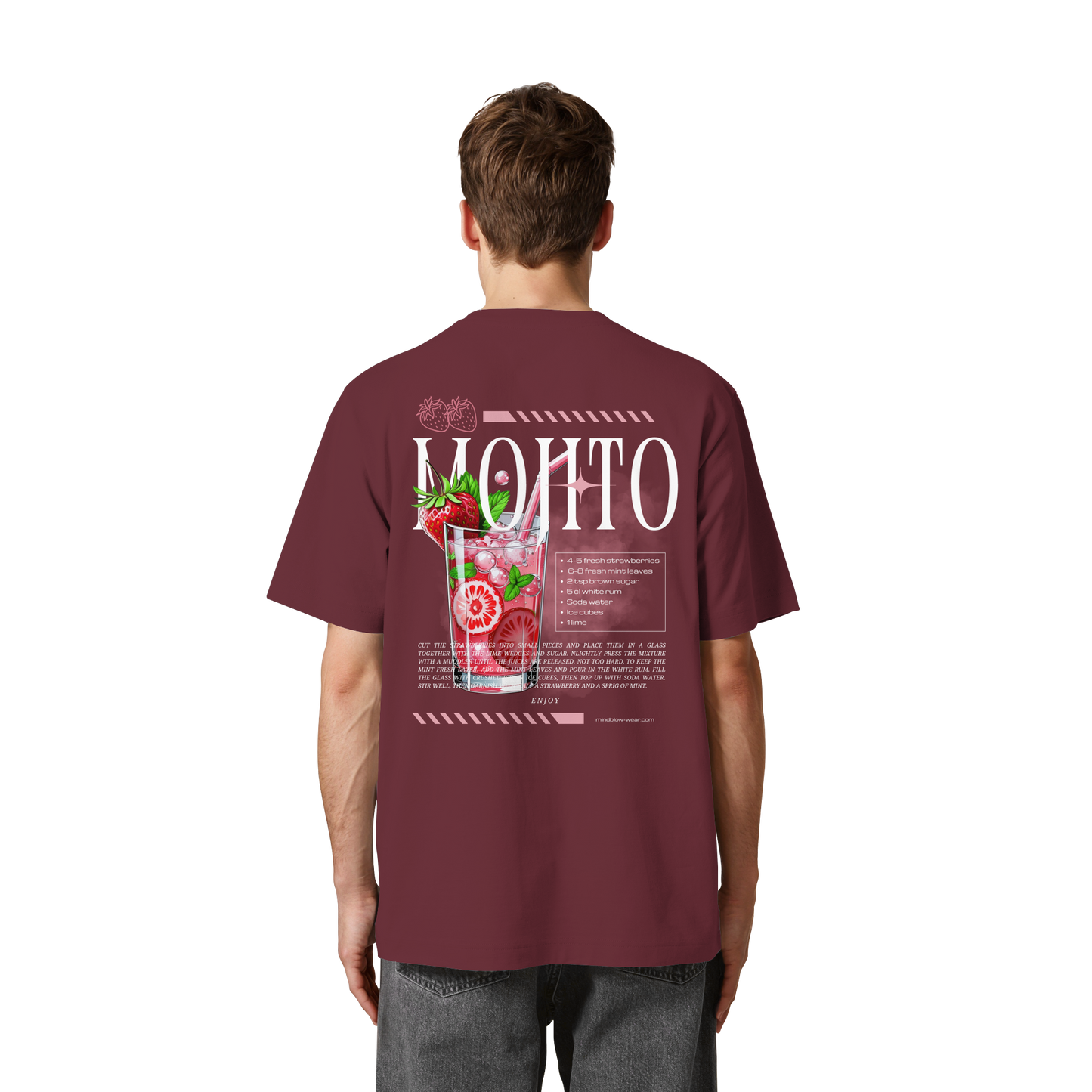 MOJITO STRAWBERRY I Organic Shirt
