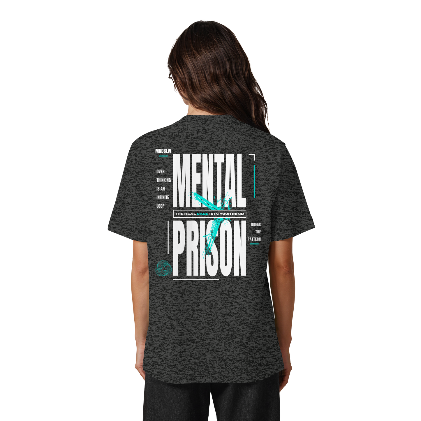 MENTAL PRISON I Oversized Organic Shirt