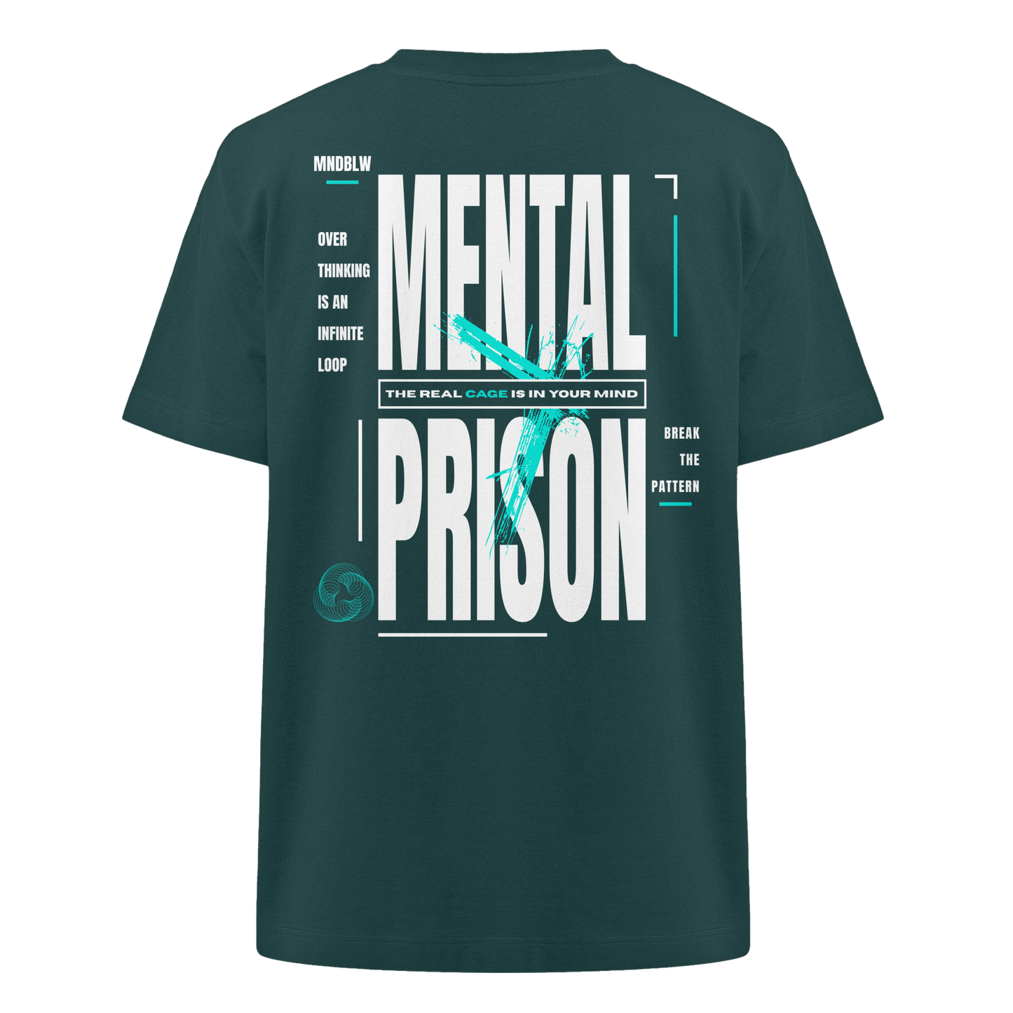 MENTAL PRISON I Oversized Organic Shirt
