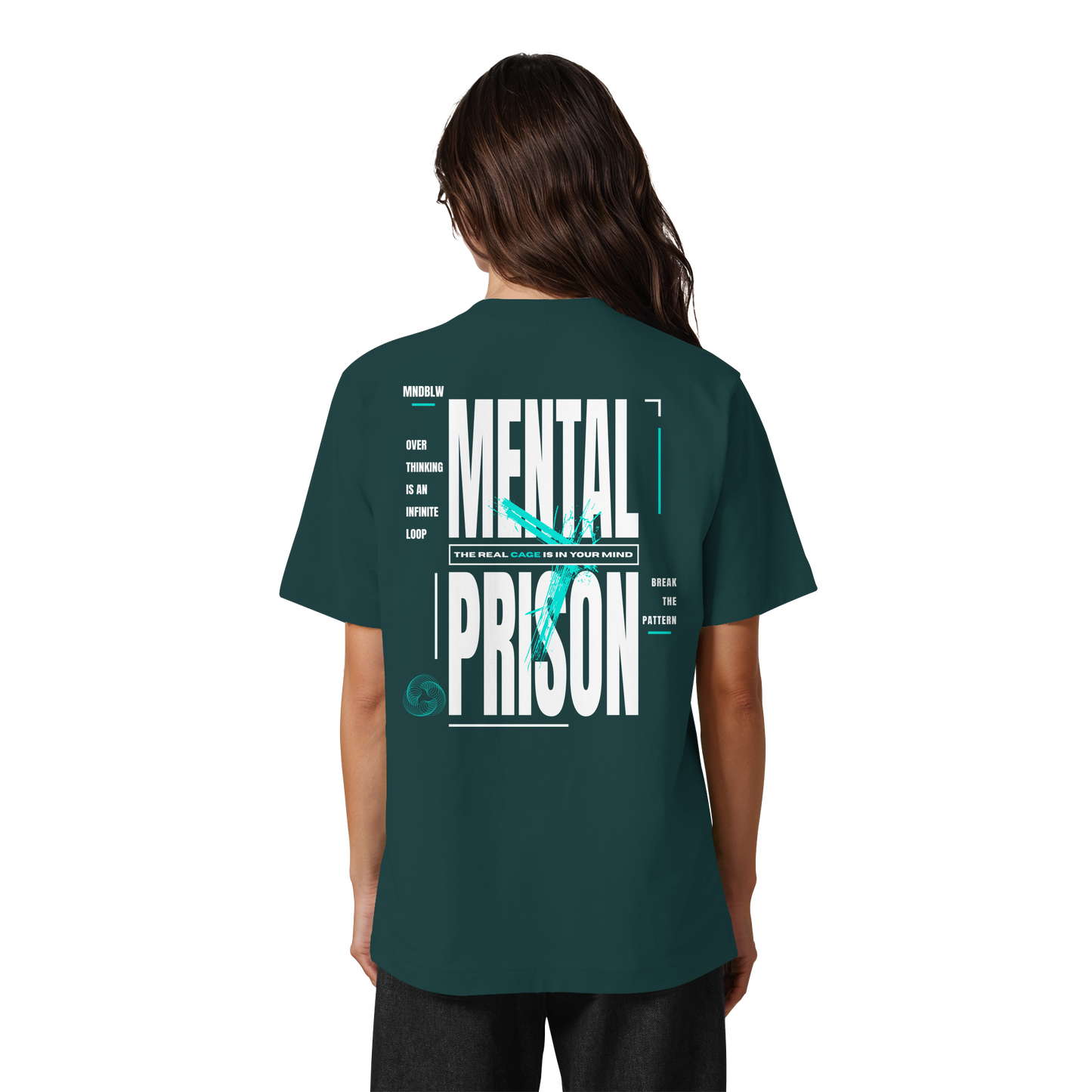 MENTAL PRISON I Oversized Organic Shirt
