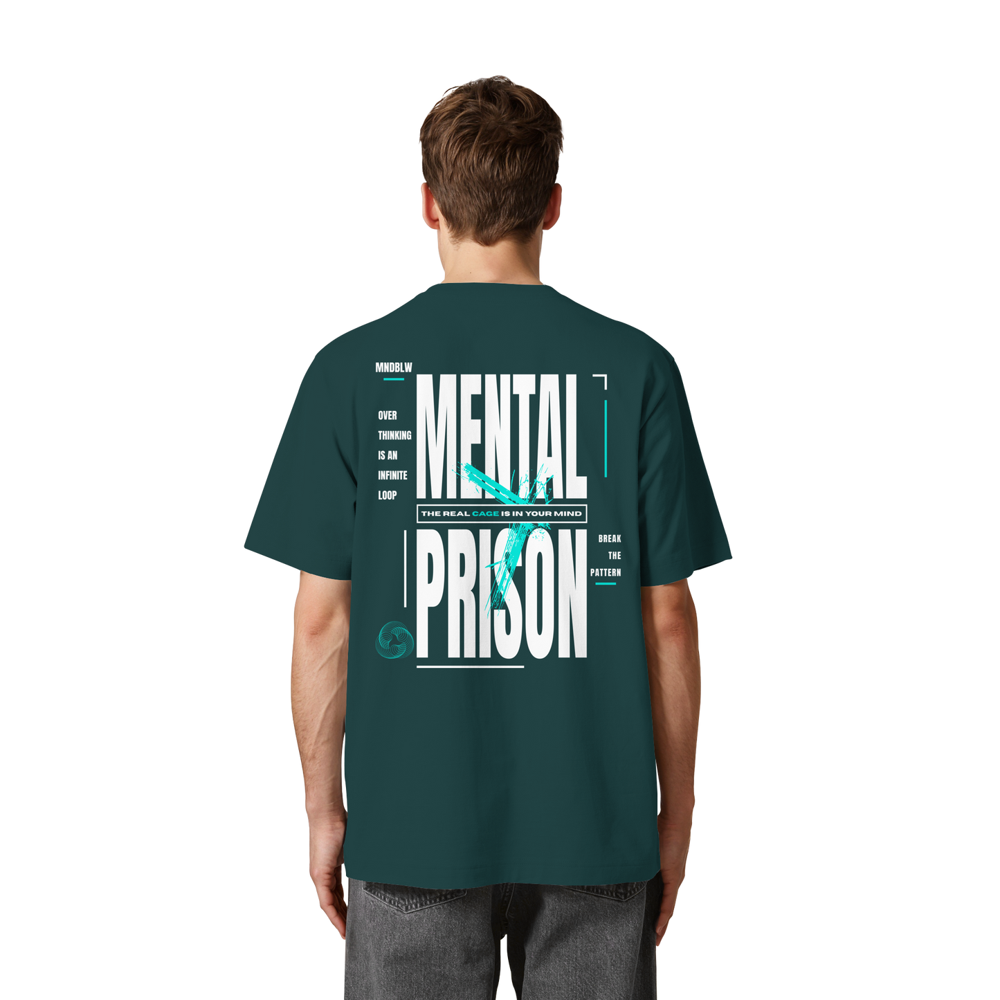 MENTAL PRISON I Oversized Organic Shirt