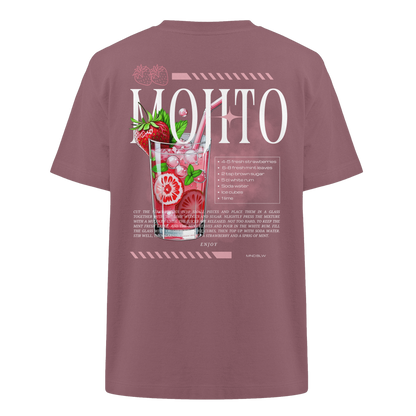 MOJITO STRWBRY I Oversized Organic Shirt