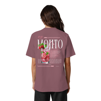 MOJITO STRWBRY I Oversized Organic Shirt