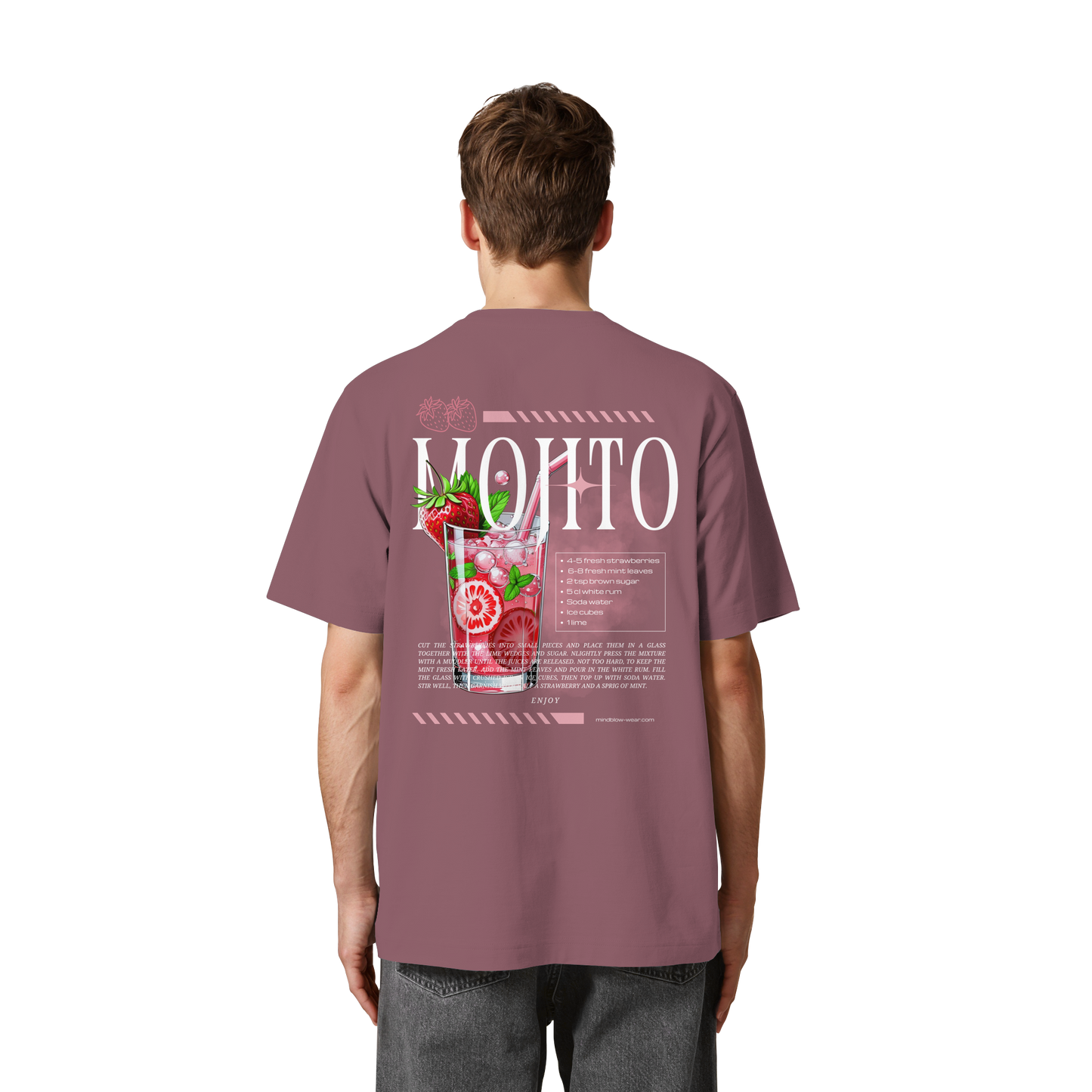 MOJITO STRAWBERRY I Organic Shirt