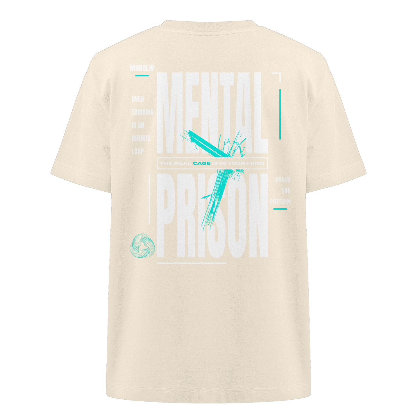 MENTAL PRISON I Oversized Organic Shirt