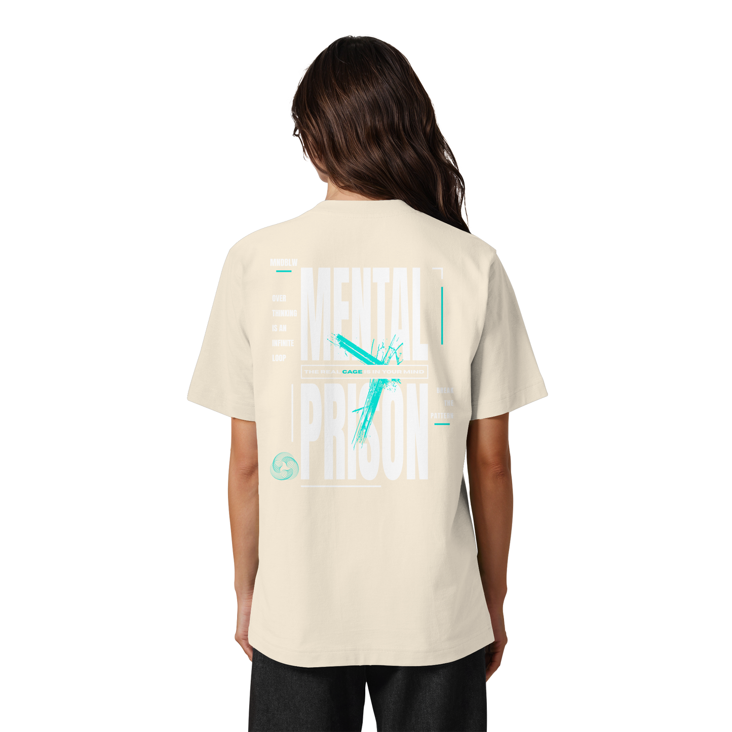 MENTAL PRISON I Oversized Organic Shirt