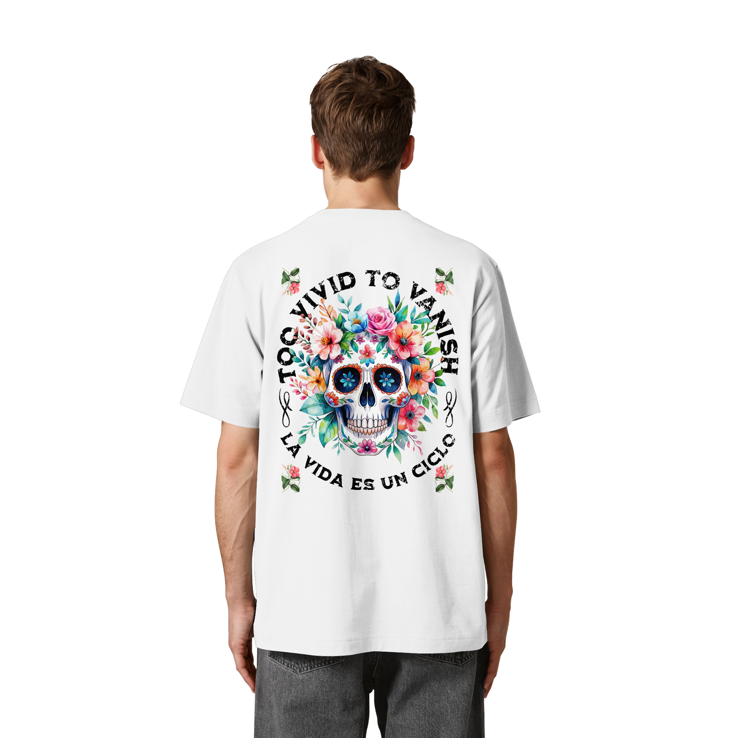 Floral Skull | Heavy Organic Shirt