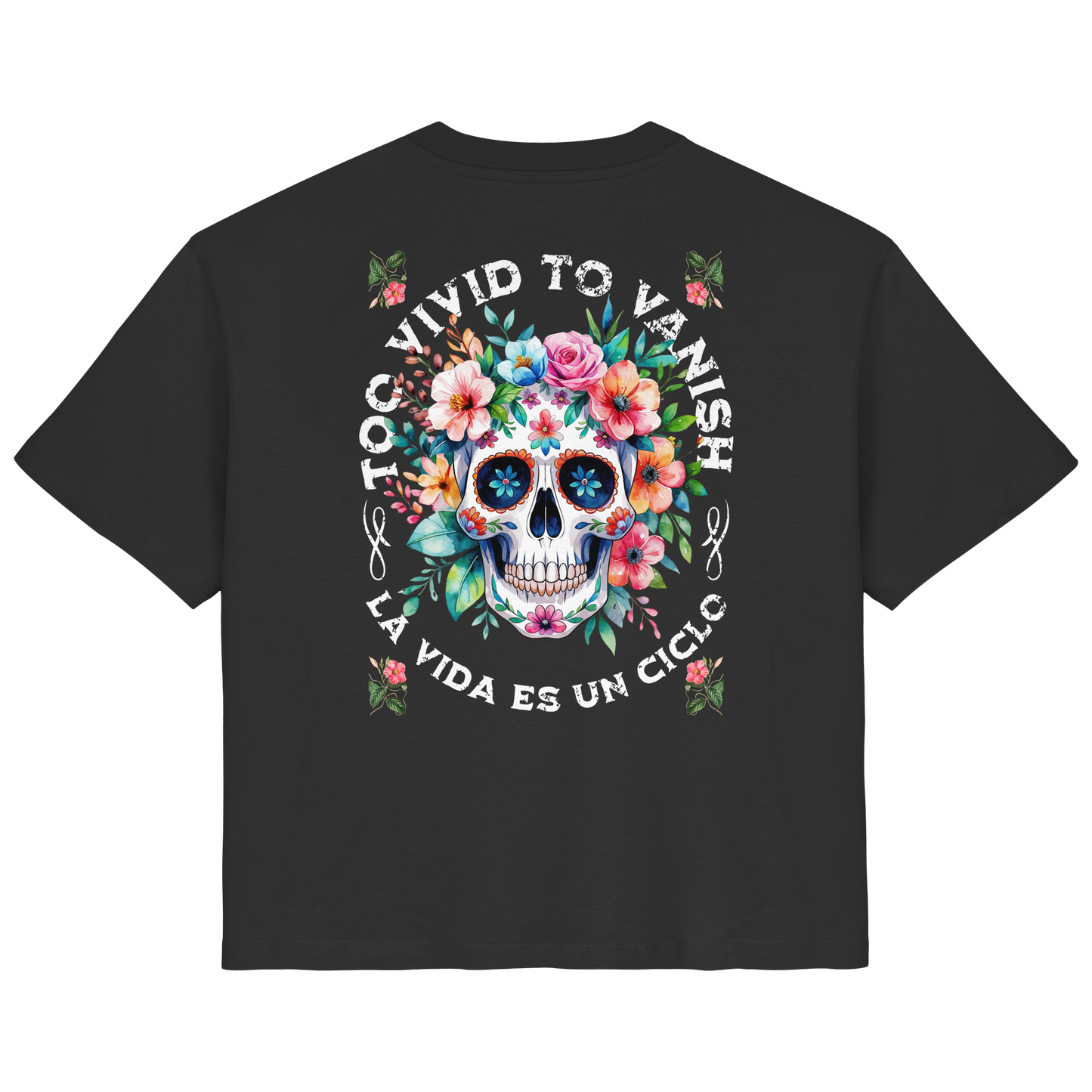 Floral Skull I Ladies Organic Shirt