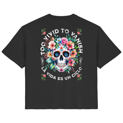 Floral Skull I Ladies Organic Shirt