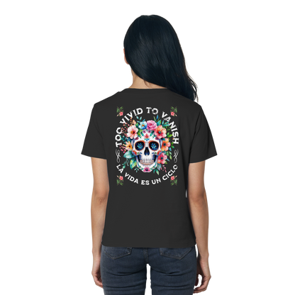 Floral Skull I Ladies Organic Shirt