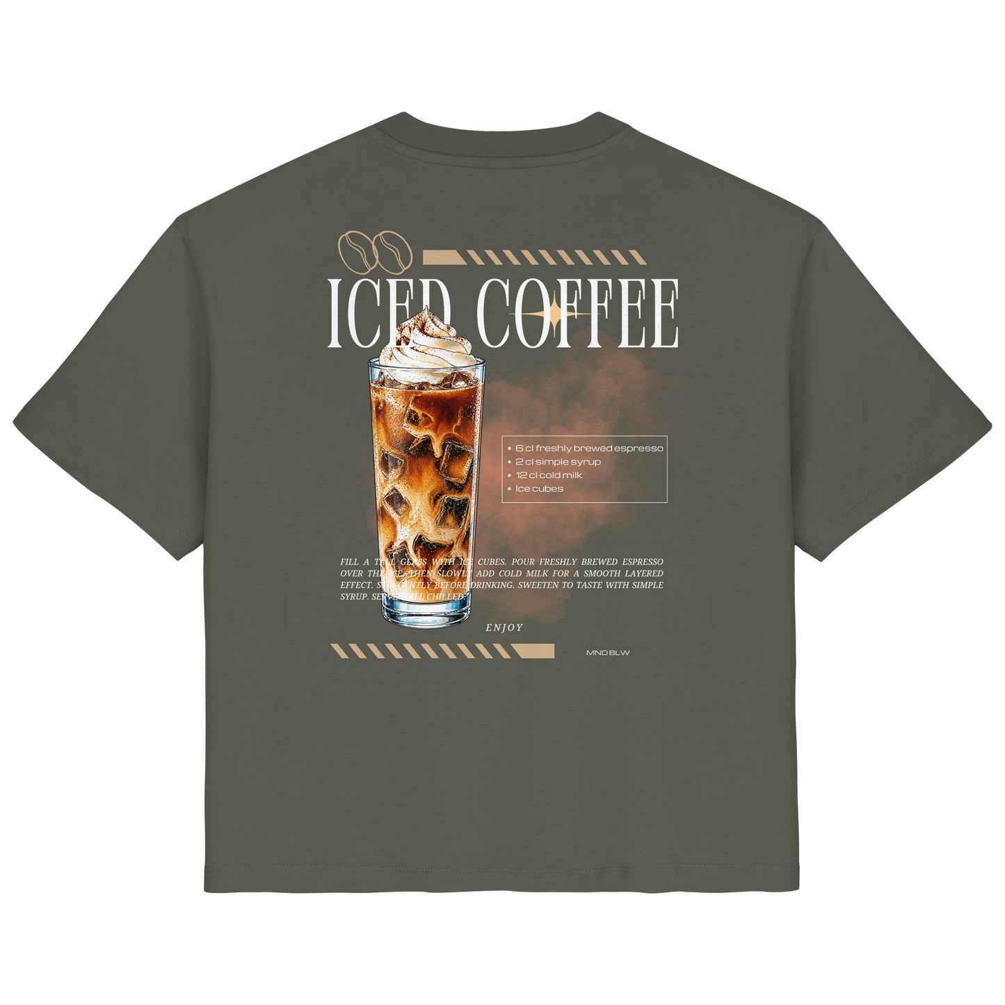 iced latte - Ladies Organic Shirt