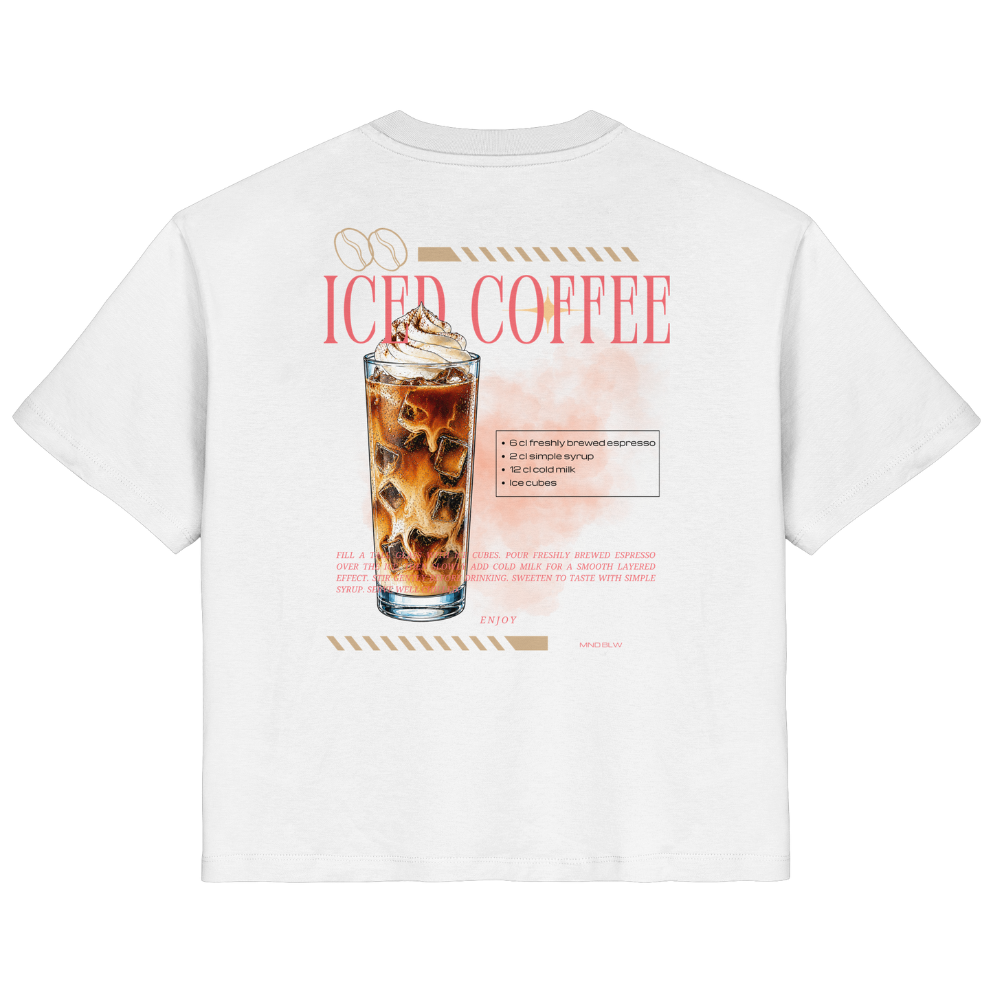 iced latte - Ladies Organic Shirt