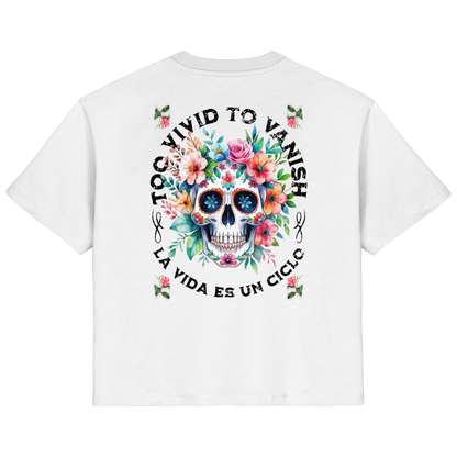 Floral Skull I Ladies Organic Shirt