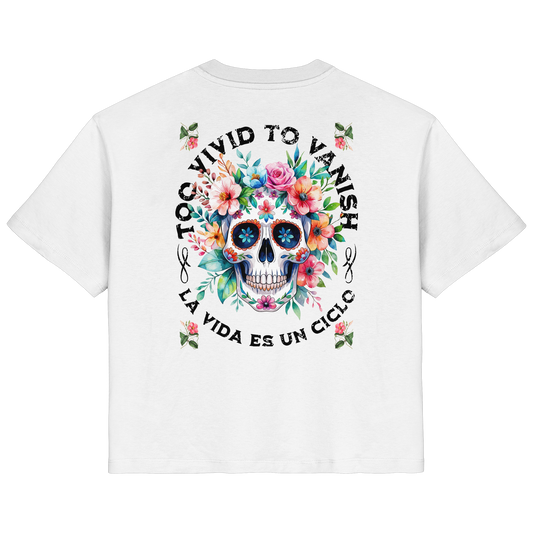 Floral Skull I Ladies Organic Shirt