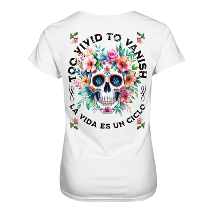 Floral Skull I Ladies Organic Shirt