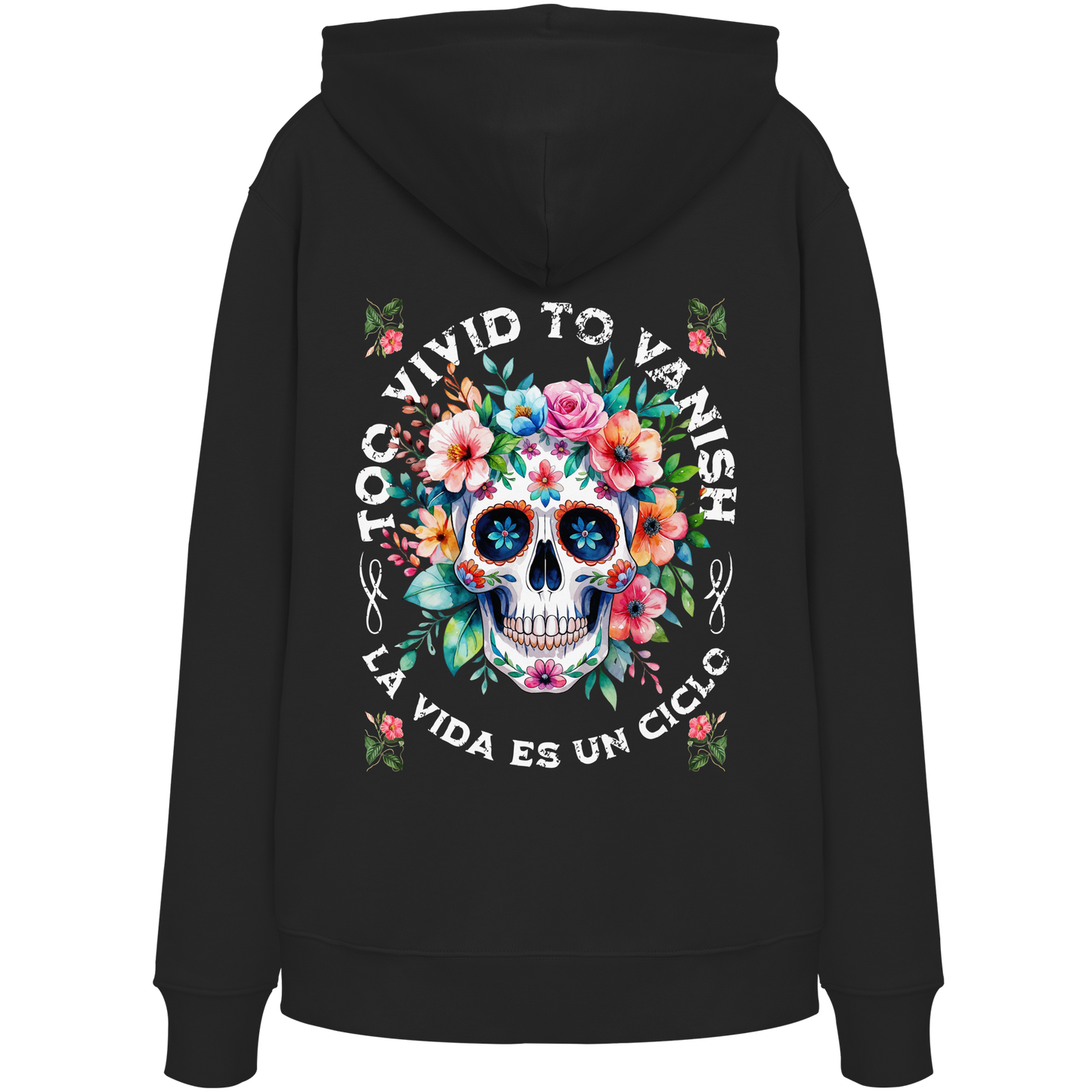 Floral Skull | Organic Hoodie