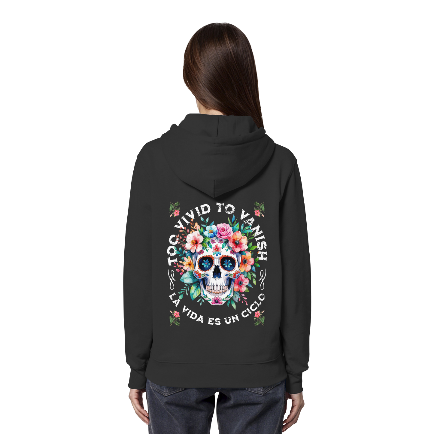 Floral Skull | Organic Hoodie