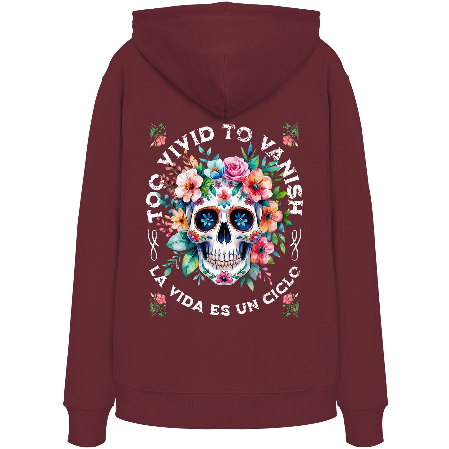 Floral Skull | Organic Hoodie