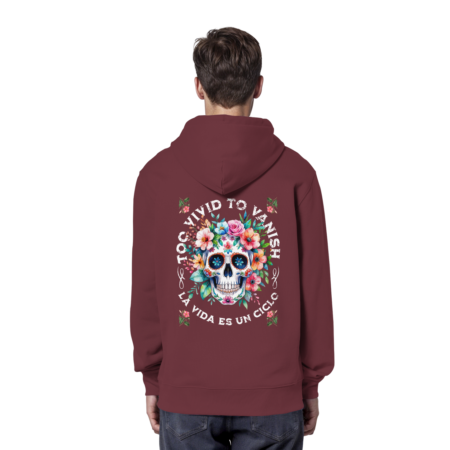 Floral Skull | Organic Hoodie
