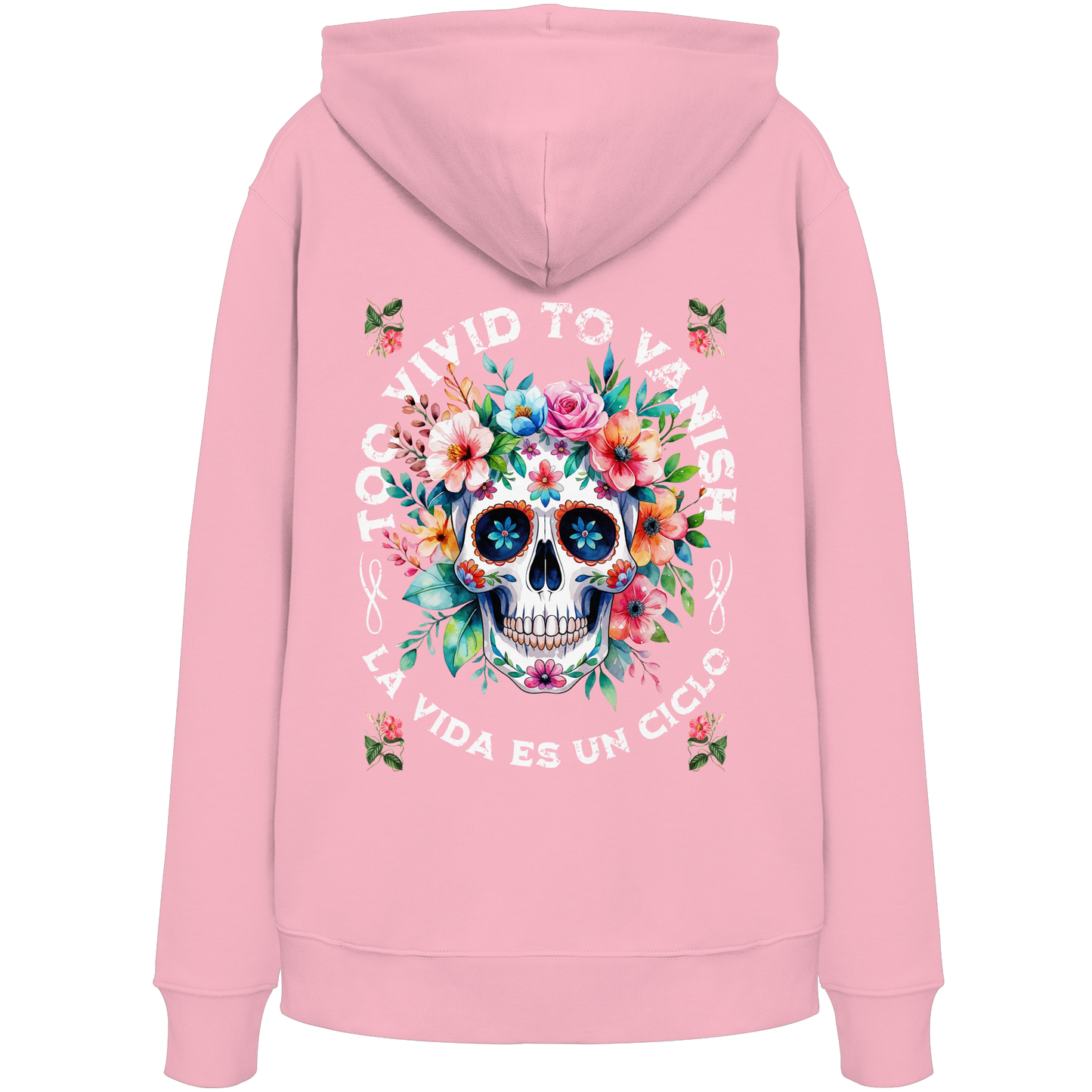 Floral Skull | Organic Hoodie