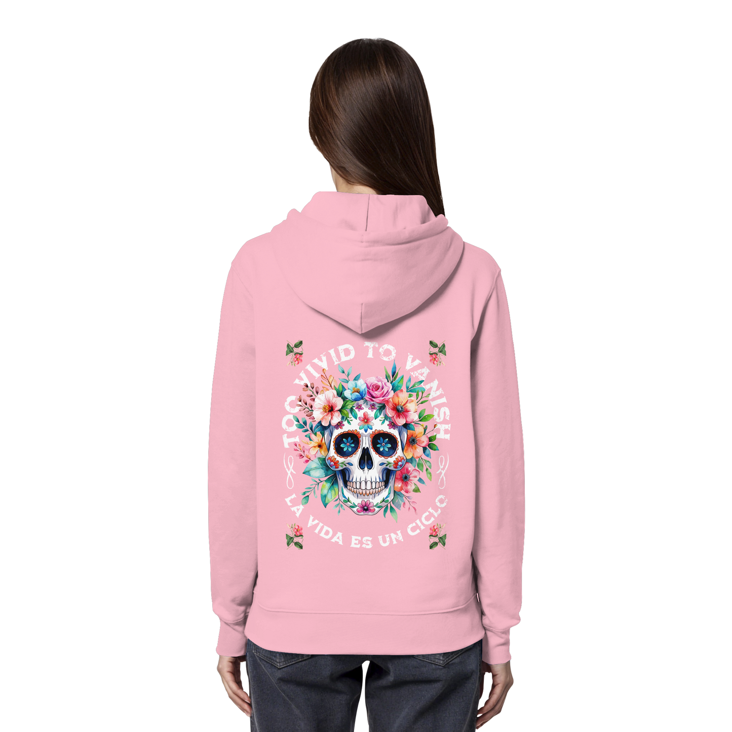 Floral Skull | Organic Hoodie
