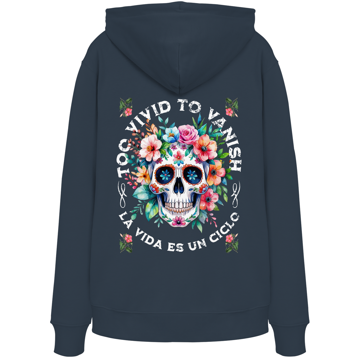Floral Skull | Organic Hoodie