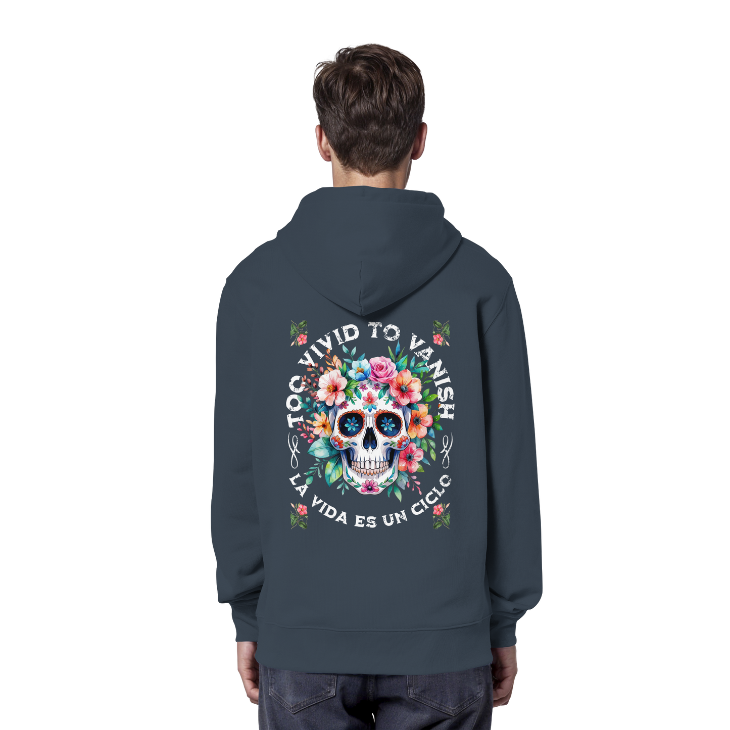 Floral Skull | Organic Hoodie