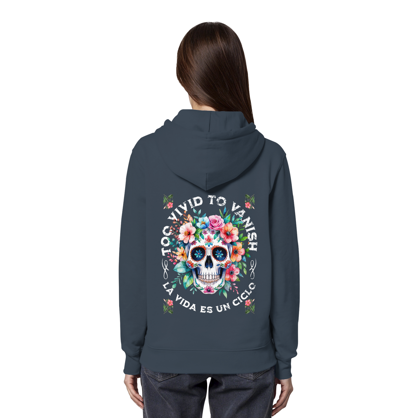 Floral Skull | Organic Hoodie