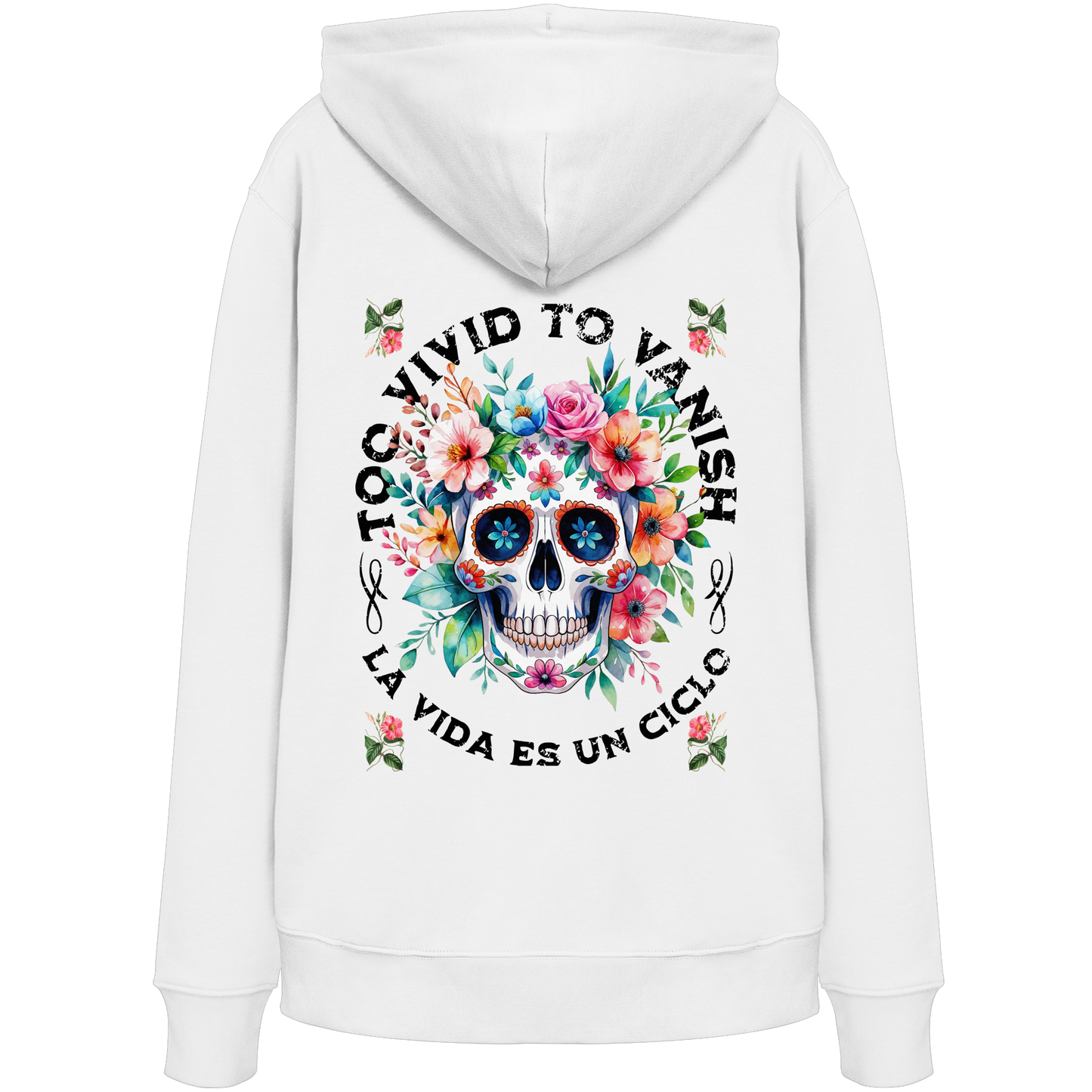 Floral Skull | Organic Hoodie